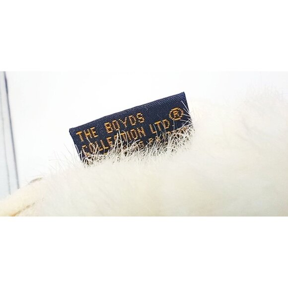 Boyds Bears Libby Lapinette White Bunny Plush Hat Jumper 6 Inch Animal Spring - Picture 2 of 15